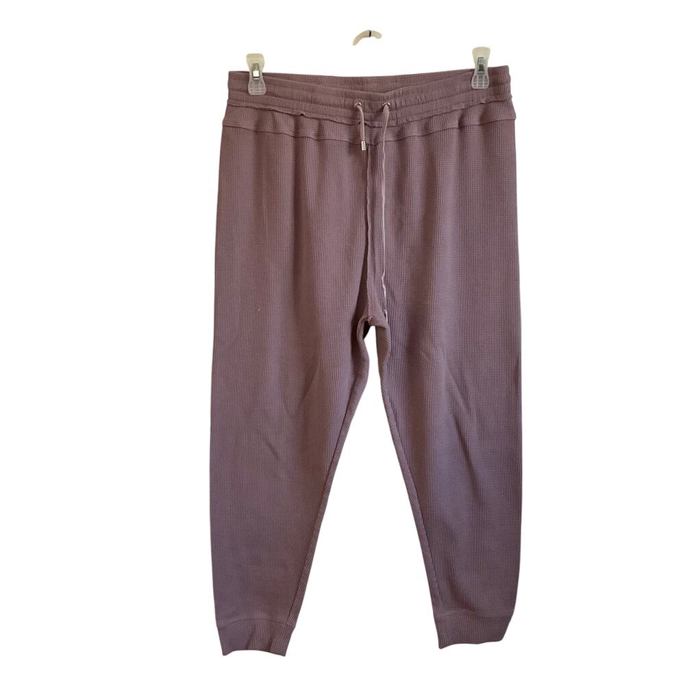 Altar’d State Intimates Waffle Knit Purple Jogger‎ Loungewear Pants - XL